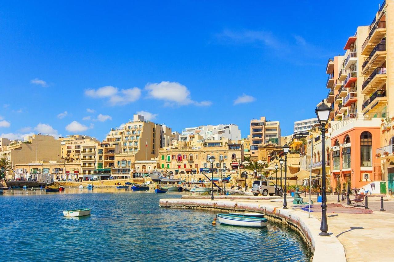 Апартаменты Luxury Garden View At Spinola Bay St Julians Сент Джулианс Экстерьер фото