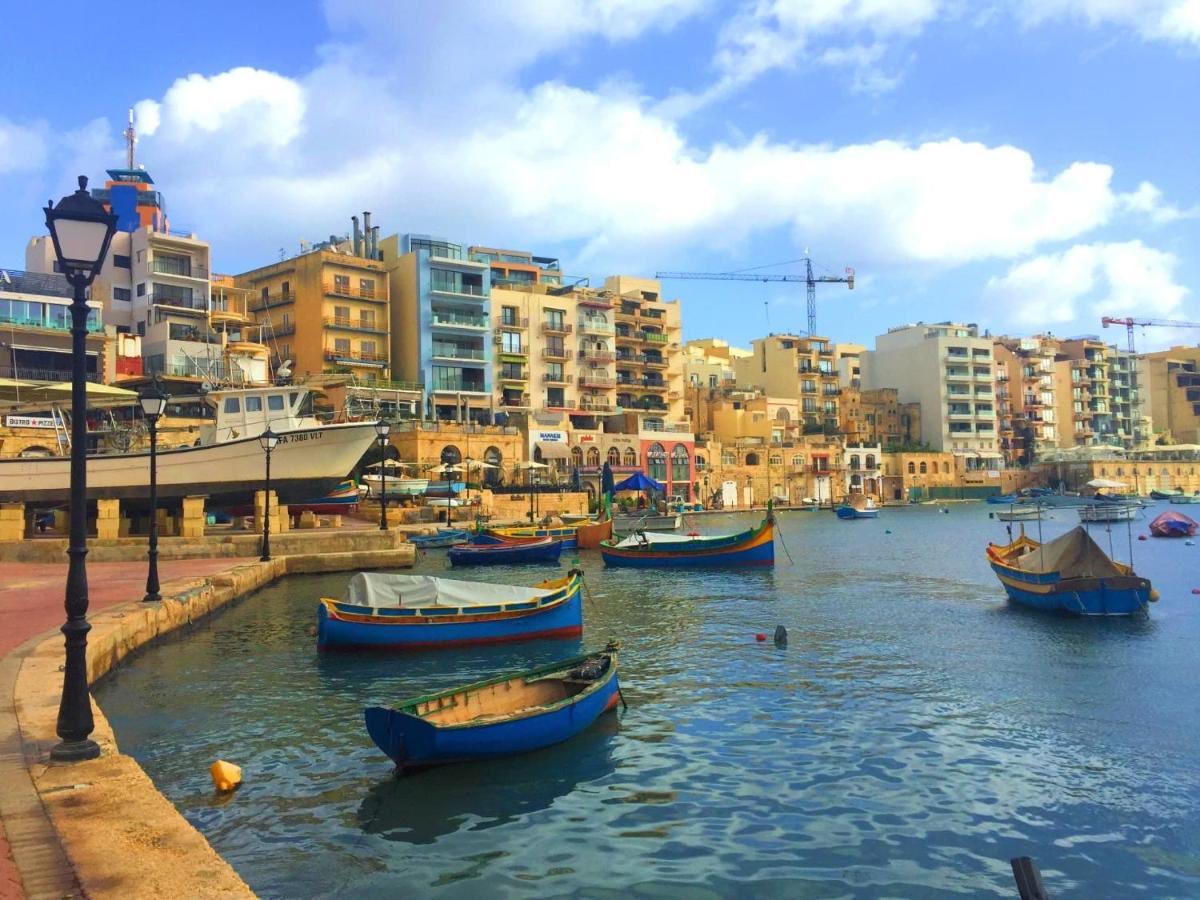 Апартаменты Luxury Garden View At Spinola Bay St Julians Сент Джулианс Экстерьер фото
